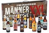 KALEA Männerhandtasche XXL l Bierset mit 12 x 0,33l Bierspezialitäten l Bier Tasting zu Hause für alle Fans von verschiedenen Biersorten | Geschenk für Männer und Frauen