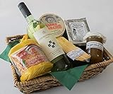 Käse-Präsentkorb Nr. 50 Käse-Geschenk mit köstlichem Gouda | französischem Camembert | Glas Feigensenf
