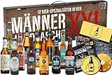 KALEA Männerhandtasche XXL l Bierset mit 12 x 0,33l Bierspezialitäten l Bier Tasting zu Hause für alle Fans von verschiedenen Biersorten | Geschenk für Männer und Frauen