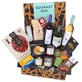 jamon.de Feinkost-Präsentkorb Gourmet mit Wein, Cava & spanischen Delikatessen - Geschenkkorb für Feinschmecker & Freunde der mediterranen Küche